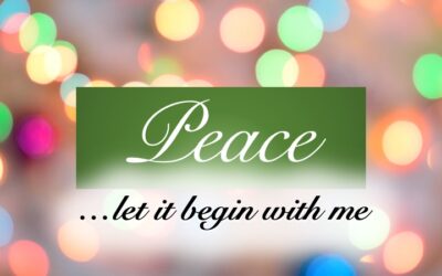 Peace… let it begin with mewith Rev. John Riley