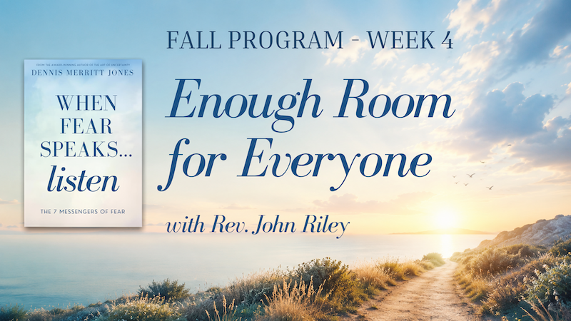 Enough Room for Everyonewith Rev. John Riley
