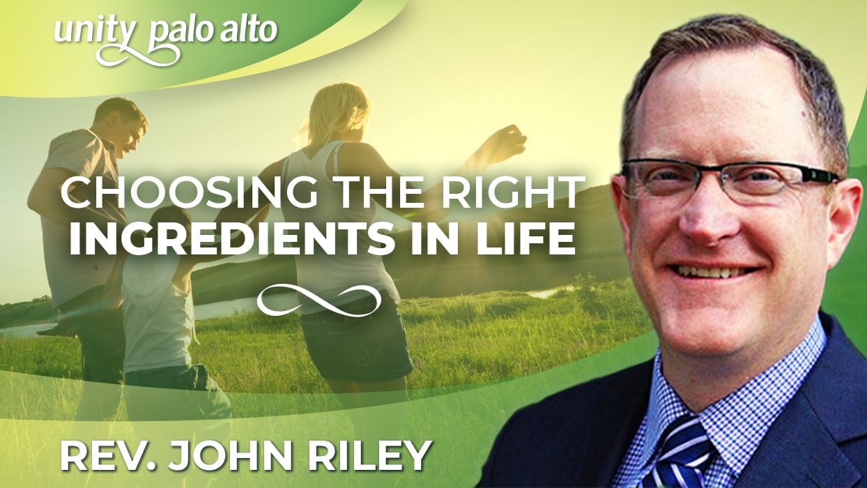 Choosing the Right Ingredients in Life