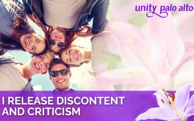 I Release Discontent and Criticism | Release & Renew 2022